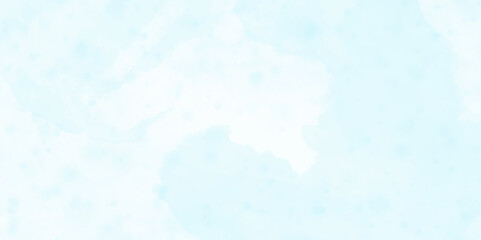 Abstract blue watercolor on white background. Blue sky background cloud. Abstract color splash design. Background with space.