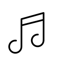 Music notes icon . Music notes symbol