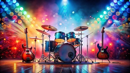 Creative Rock Music Logo Design for Bands, Websites, and Events - Perfect for Promoting Your Unique Sound and