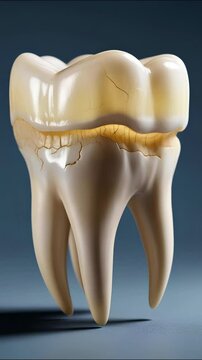 Broken Human teeth will help to provide more information to Dentists, showing fractured teeth.