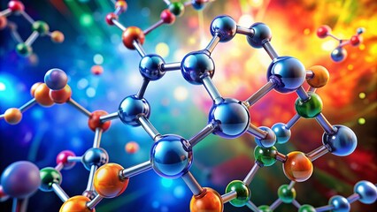 Detailed Bisphenol A Chemical Structure Illustration for Educational and Scientific Use in Chemistry and Materials