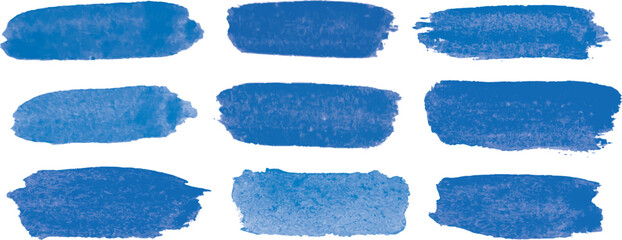 Brush strokes vector. Set of hand drawn text boxes.  paintbrush set. Grunge lines vector illustrations elements.