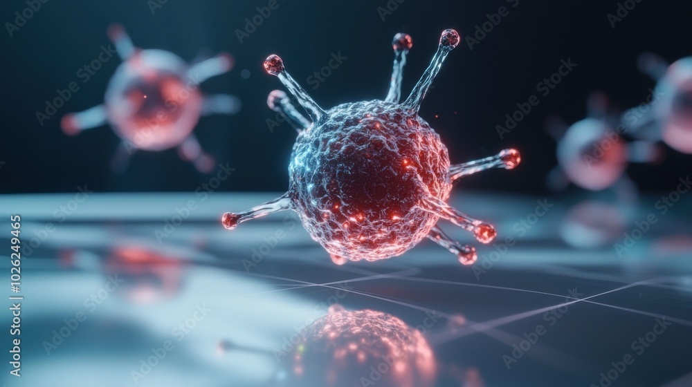 Poster revolutionary ai powered diagnostics tools are transforming early detection of diseases, showcasing 