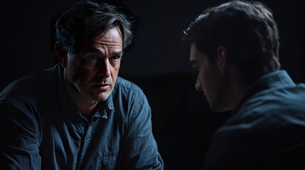 Obraz premium Mentor Encouraging Mentee Powerful Communication Through Expressions