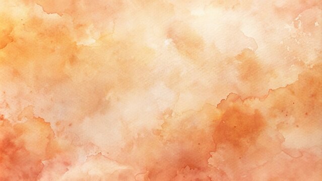 Colorful abstract watercolor background with sandy peachy hues