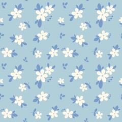 seamless pattern with flowers
