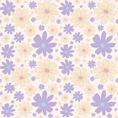 seamless pattern with flowers