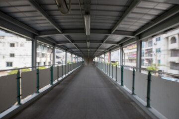 Fototapeta premium Blurry walking way