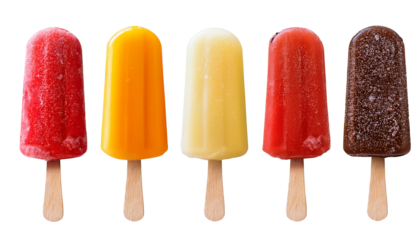 Ice popsicle lolly  on transparent background