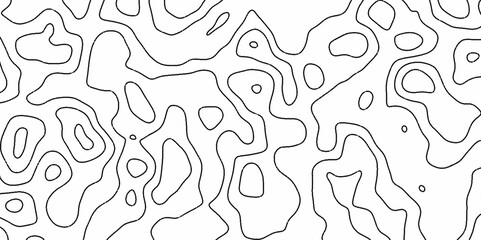 Topographic map in contour line light topographic topo contour map. ocean topographic line map with curvy wave isolines vector Topographic Map. Natural printing illustrations of maps.