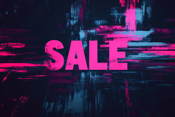 sale banner with distressed red, white, and blue colors and bold, textured "SALE" text, ideal for promotions and discounts