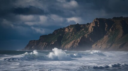 clouds over the ocean