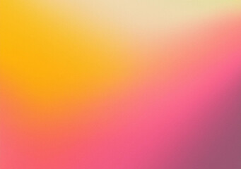 Noise texture abstract blurred pink yellow orange color gradient retro banner poster backdrop design