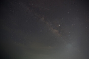 Milky way at nigh sky