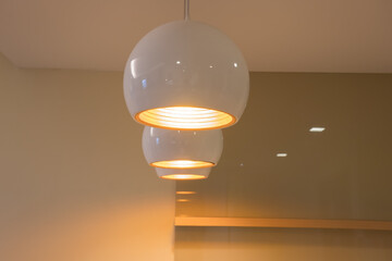 White lighting in room