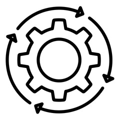 Continuous Outline Icon