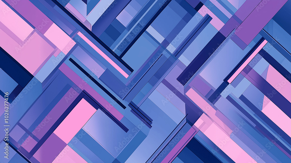 Poster abstract geometric in multi-colored shades with geometric shapes and patterns. minimalistic and attr