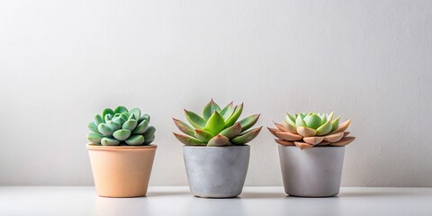Obraz premium Modern background with succulent plants