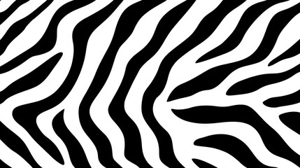 Fototapeta premium A zebra skin pattern overlay on a safari-themed background, the iconic black and white stripes adding a wild touch to the natural landscape.