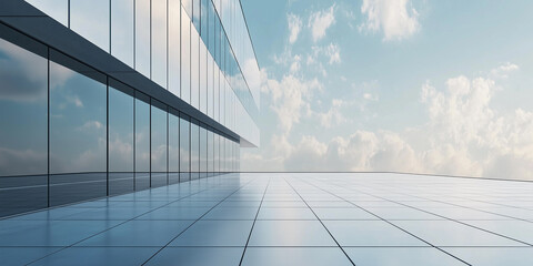 Minimalist Modern Architecture Perfect for Car and Product Ads, Featuring a Spacious, Clean Background Ideal for Displaying Vehicles with Modern Urban Charm, Ideal for Automotive Marketing