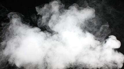 Thick white smoke swirling against a plain background, creating an ethereal one-color backdrop with soft, flowing movement.