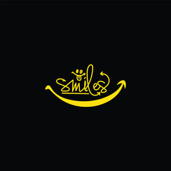 Creative logo design smiles dental vector
