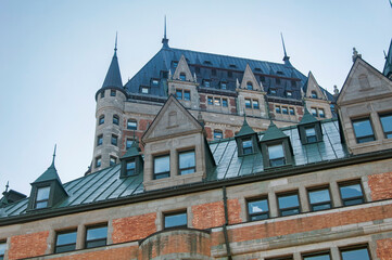 historic hotel frontenac quebec city canada