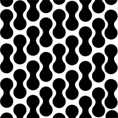 Seamless abstract chain design pattern. Used for design surfaces, fabrics and textiles.