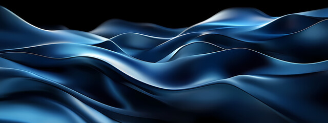 Futuristic Blue Ripples