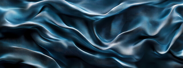 Obraz premium Futuristic Blue Ripples