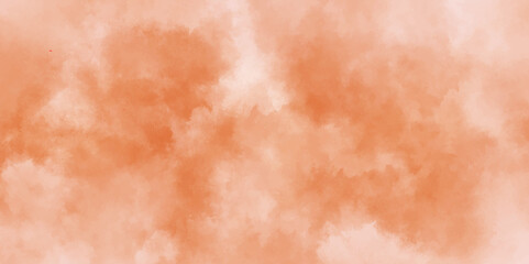 Abstract orange watercolor background. hand painted vector illustration. background. hand-drawn paper illustration diagonal gradient of white ,Water vapor.