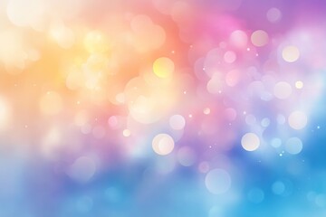 Naklejka premium Pastel Haze: Dreamy Bokeh Abstract