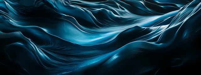 Obraz premium Digital Ocean Flow