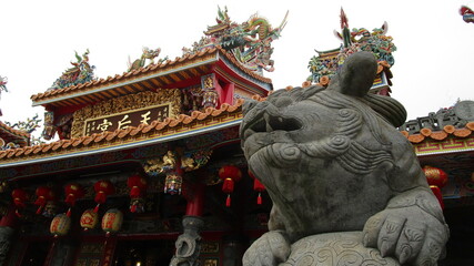 Temple interior in Taitung
