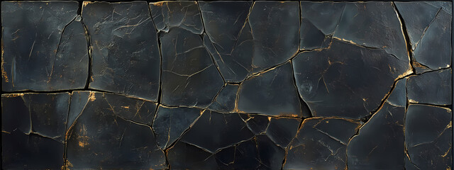 Surreal Cracked Facade