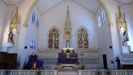 Obraz premium White Catholic church