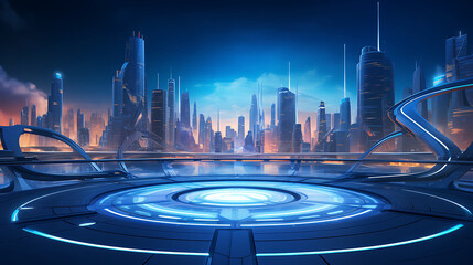 cyberpunk city