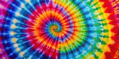 Multicolored tie dye background with leading lines