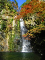 Beautiful Minoo views in colorful autumn season