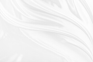 White gray satin texture that is white silver fabric silk background with beautiful soft blur pattern natural.