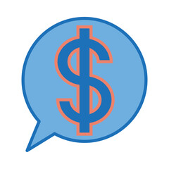 Dollar icon template