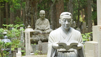 Tombstone of Okunoin Cementery Koyasan
