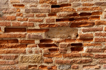 Vieux mur de briques