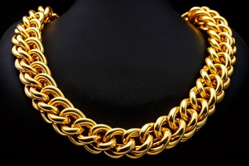 Obraz premium Elegant Gold Chain Necklace for Stylish Enhancements and Fashion Accessories in Jewelry Collections