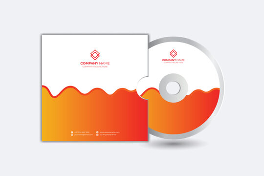 CD cover presentation design template