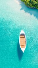 Obraz premium Ocean cruise through tropical islands, with travelers experiencing local culture during island stopovers