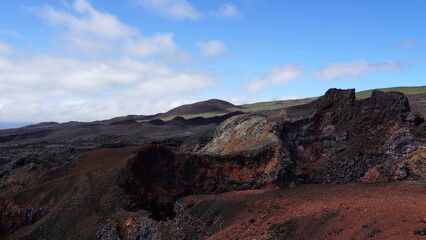 Views trekking on Sierra Negra Volcano - Galapagos