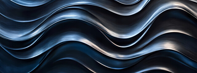 Obraz premium Liquid Metal Elegance