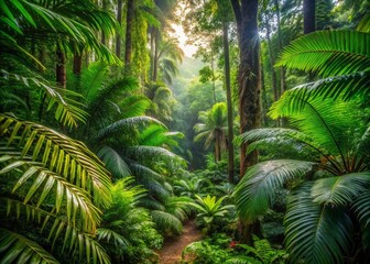 Explore Australia's Tropical Rainforest: Lush Greenery, Exotic Wildlife, and Vibrant Ecosystems in a Stunning Natural