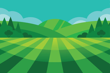 Obraz premium landscape with trees